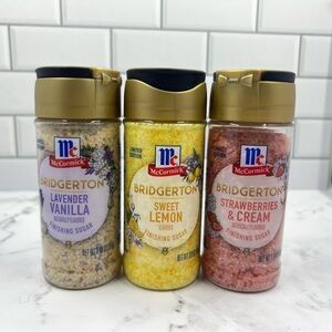 McCormick Bridgerton Finishing Sugar Set - Lavender, Lemon, Strawberry